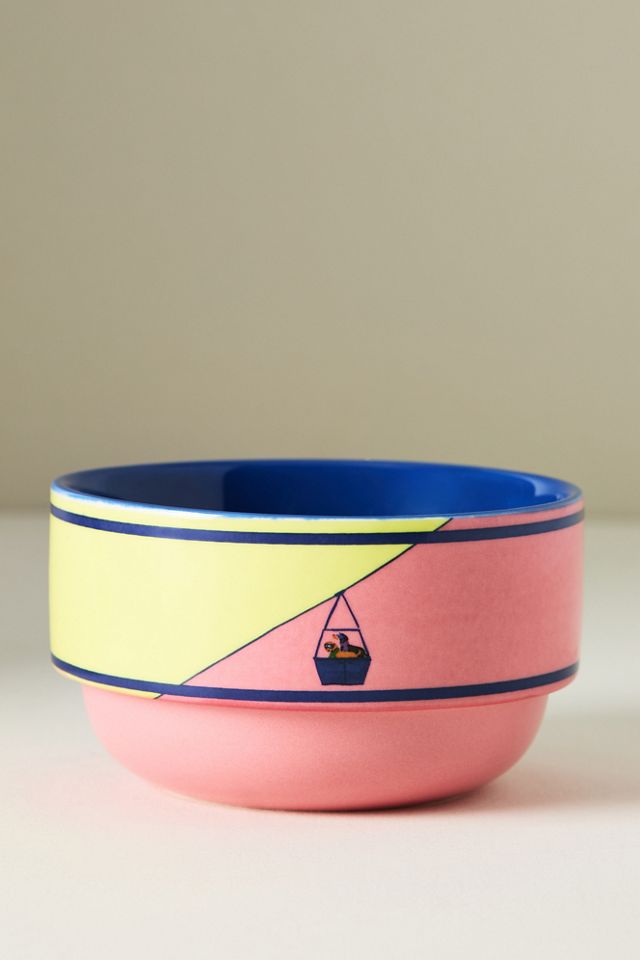 Apres Ski Stoneware Nut Bowl #2