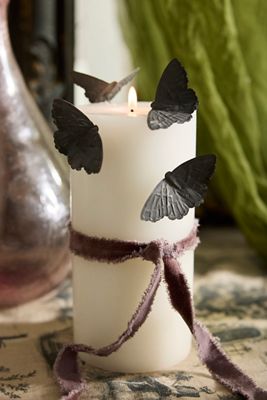 Moth Candle Pins, Set of 4