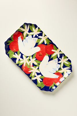 Leah Reena Goren Holiday Stoneware Platter