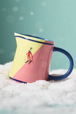 Après Ski Handpainted Stoneware Creamer