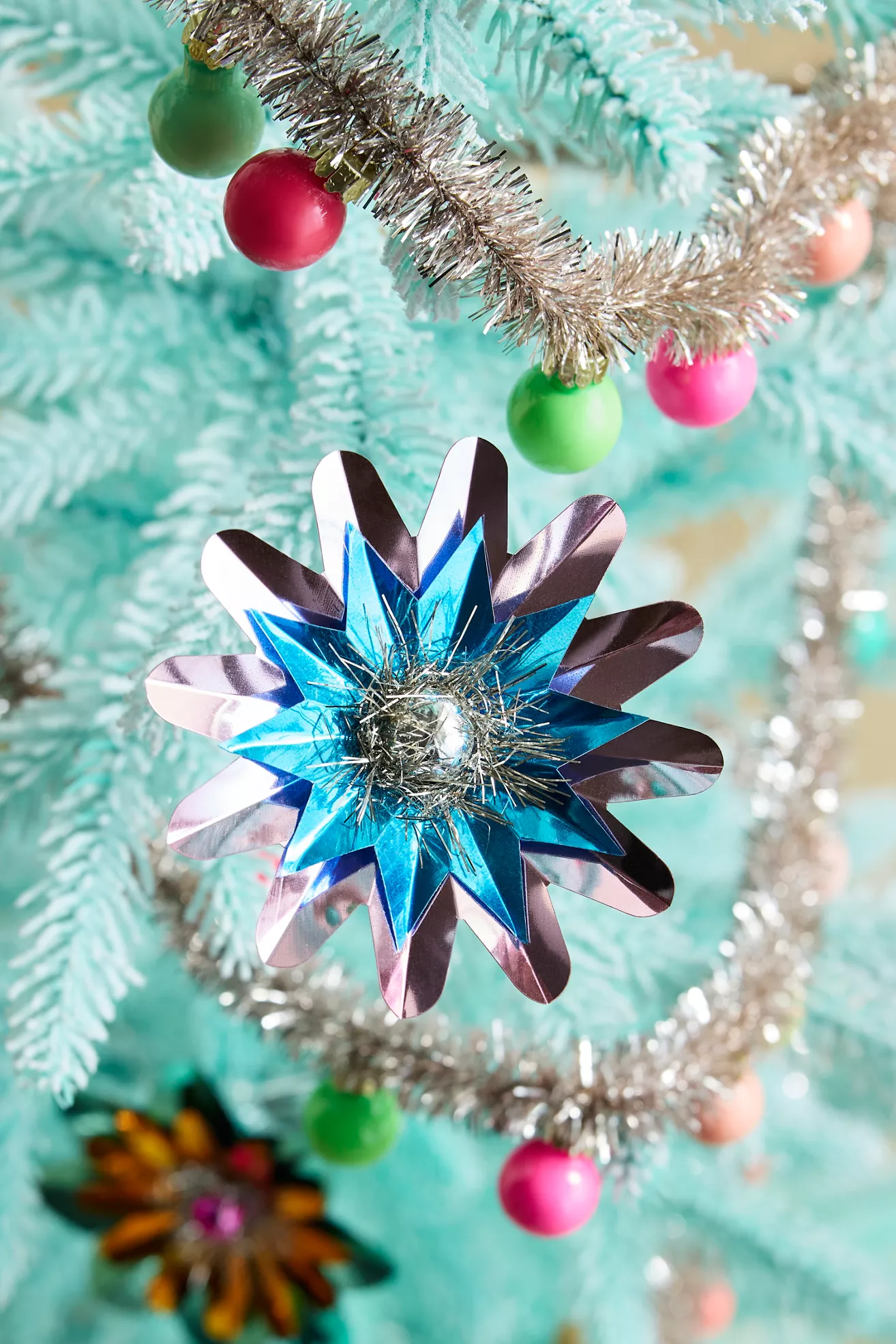 Terrain Reflector Ornament Clips, Set of 9