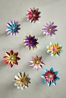Reflector Ornament Clips, Set of 9