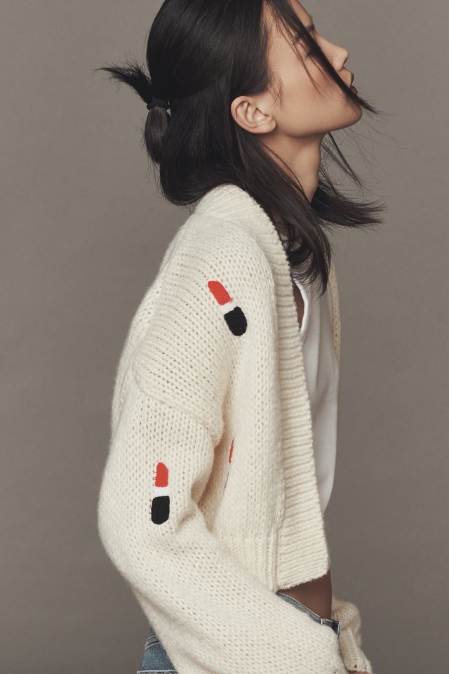 Cárdigan de Lápiz Labial 3D Roffe #2