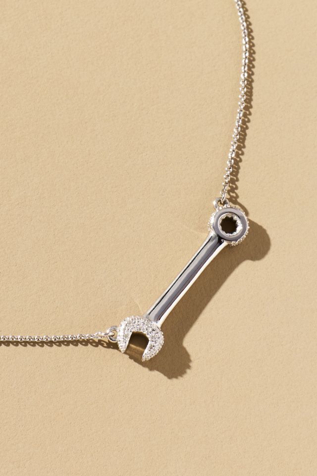 Pavé the Way Crank It Up Pendant Necklace #1