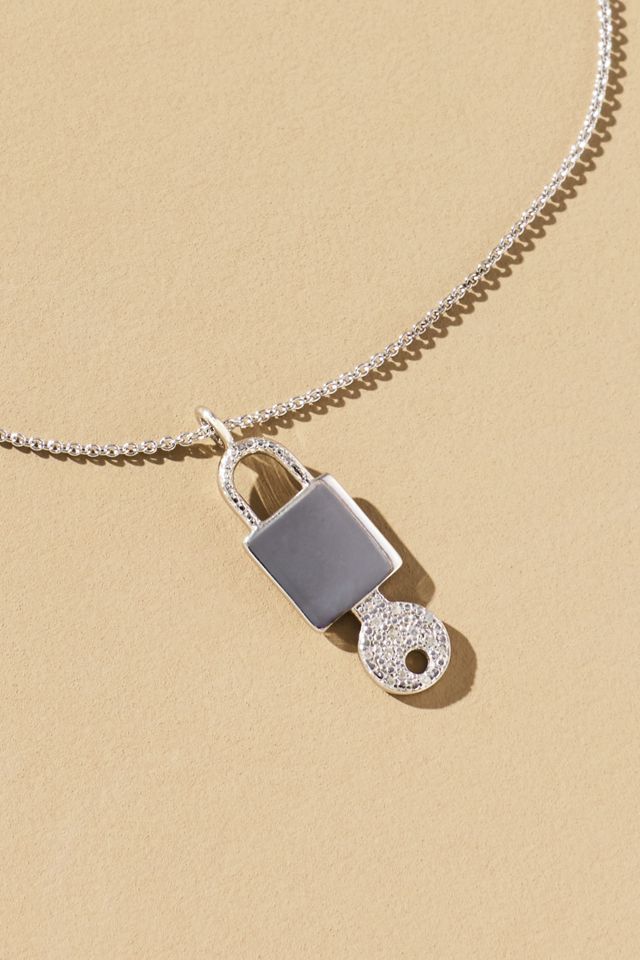 Pavé the Way Unlock Your Passion & Purpose Necklace #1