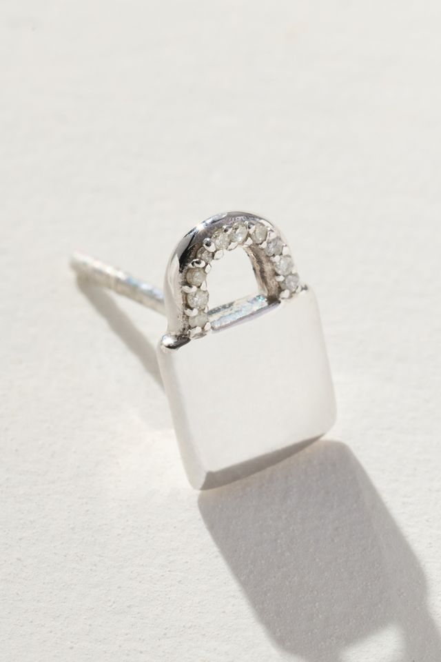 Pavé the Way Lock In Your Superpower Stud Earrings #1
