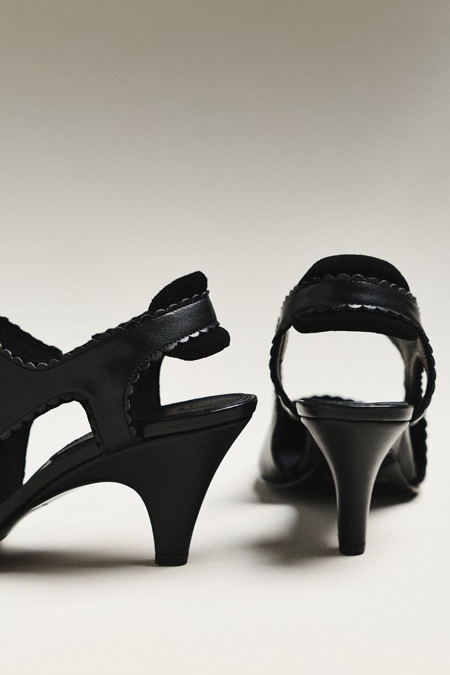 Reike Nen Petal Pointed-Toe Slingback Heels #3