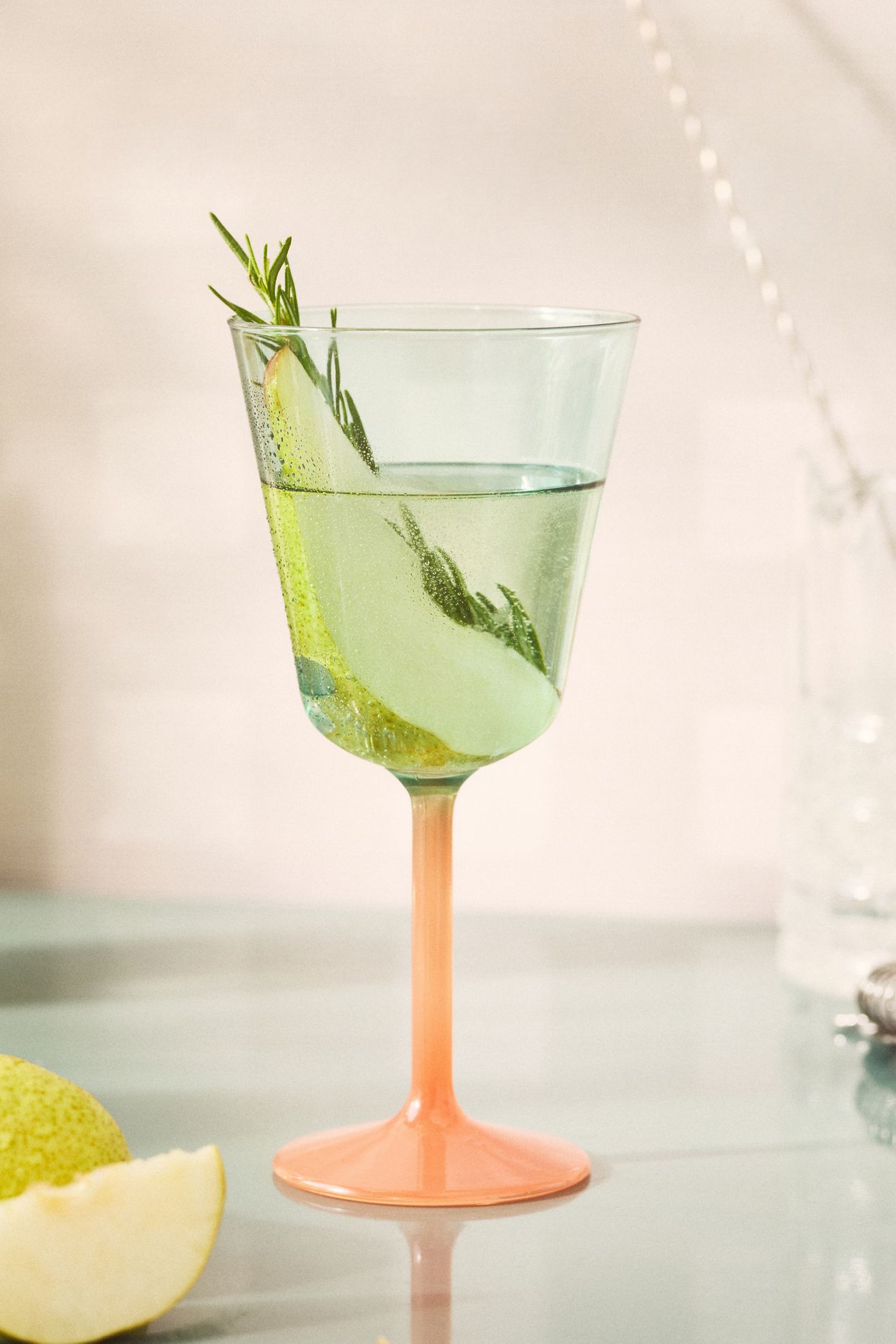 Tandy Wine Glass - Turquoise, One Size