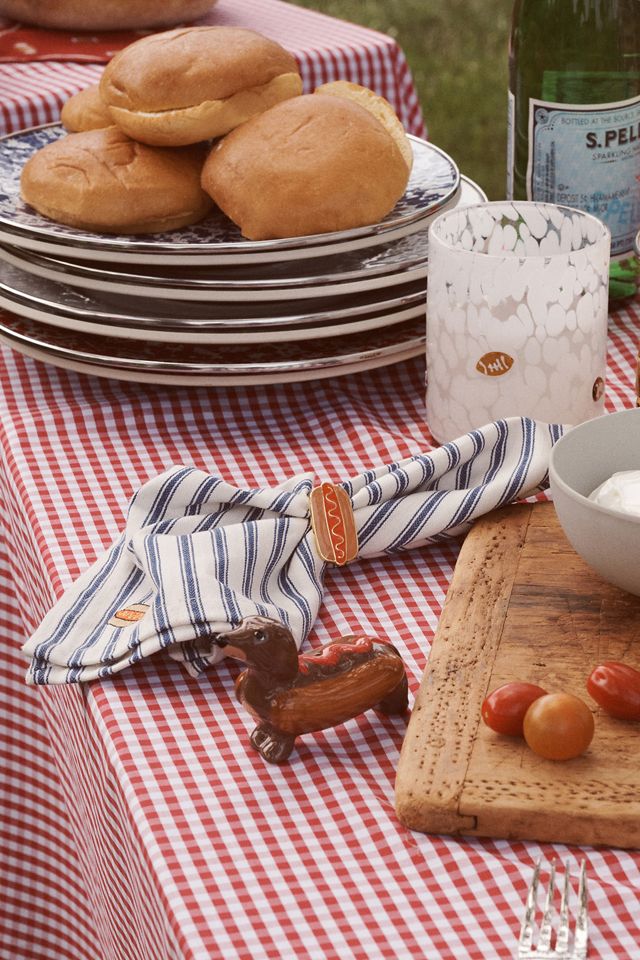 Dachshunds in Hot Dogs Ceramic Salt & Pepper Shakers