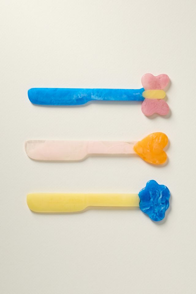 Set di 3 Coltelli per Formaggio in Resina Lane #2