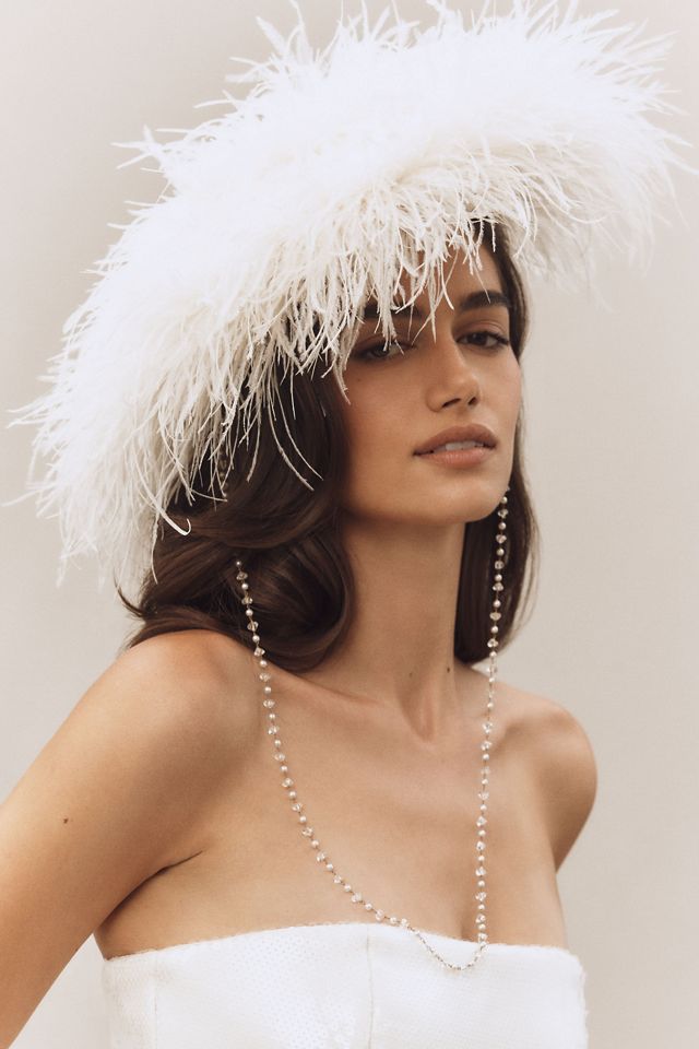 Gaios Seraphina Feather Hat #3