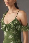 BHLDN Molly Strapless Chiffon Scarf Maxi Dress