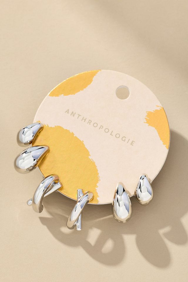 The Petra Mini Drop Earrings, Set of 3 #1