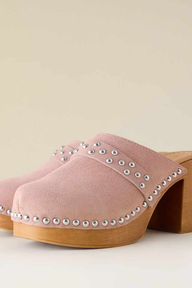 Sabots à talons blocs cloutés By Anthropologie #1