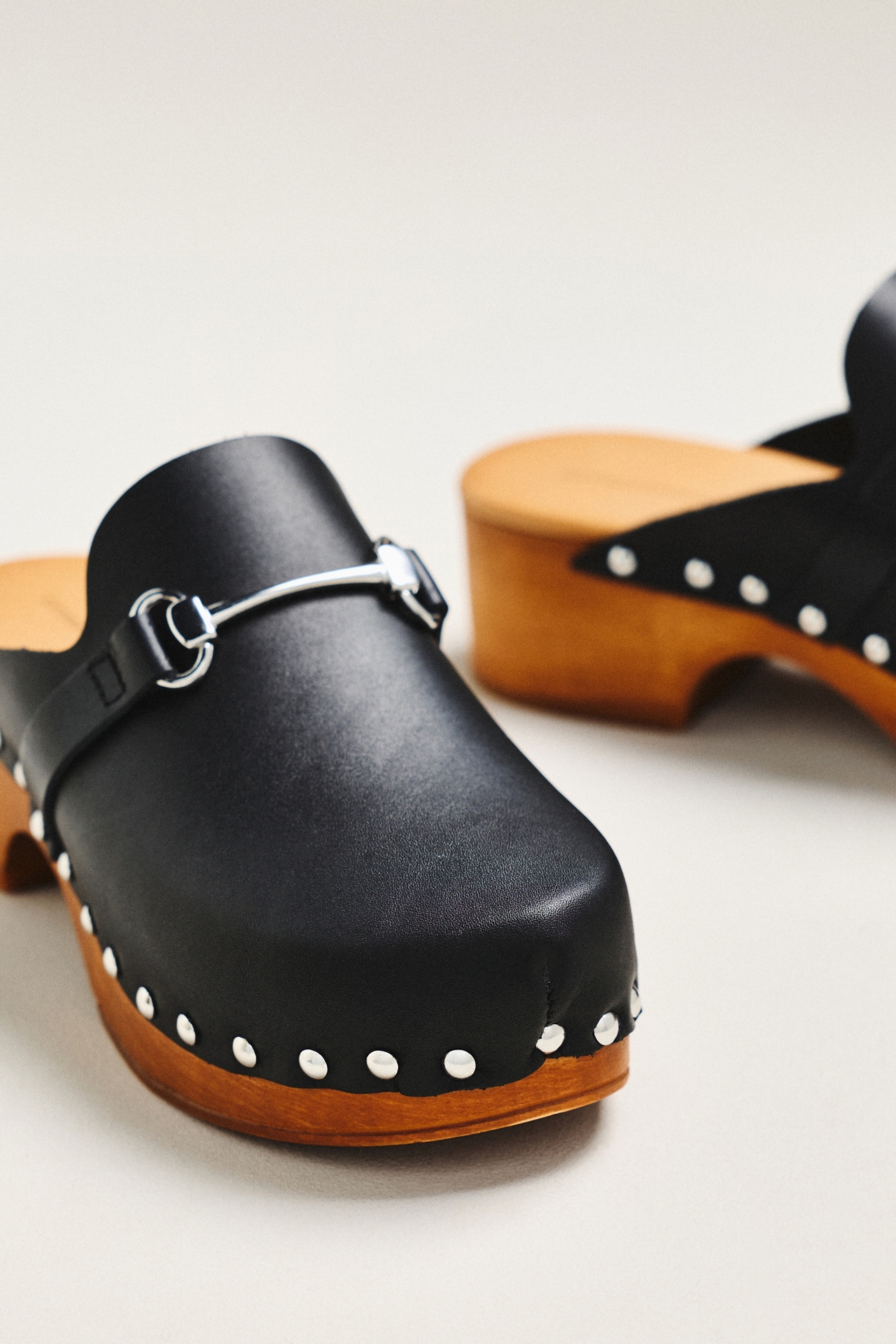 By Anthropologie Studded Horse-Bit Clogs
