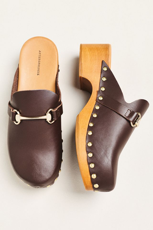 By Anthropologie Studded Horse-Bit Clogs #1