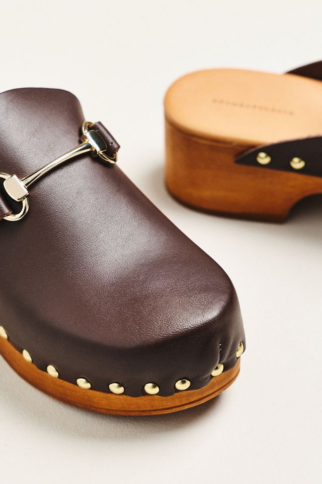 By Anthropologie Studded Horse-Bit Clogs #2