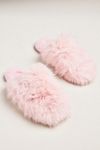 Maeve Fuzzy Faux-Fur Slippers