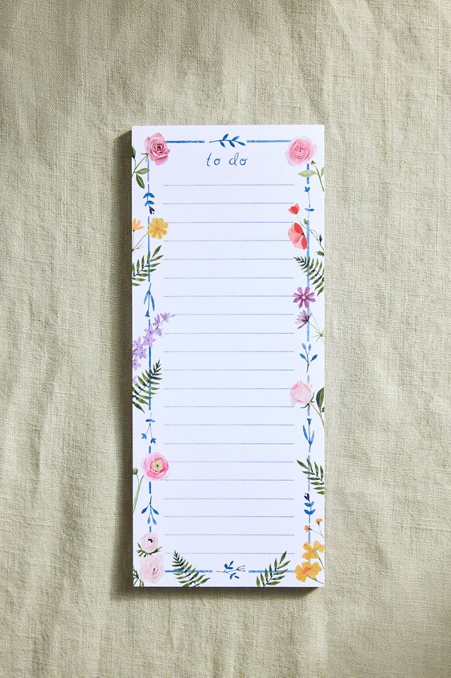May We Fly Botanical To-Do Notepad #1