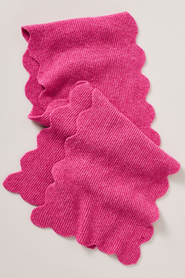 Maeve Scallop Scarf In Pink
