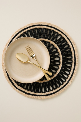 Joanna Buchanan Loopy Straw Placemats, Set of 4