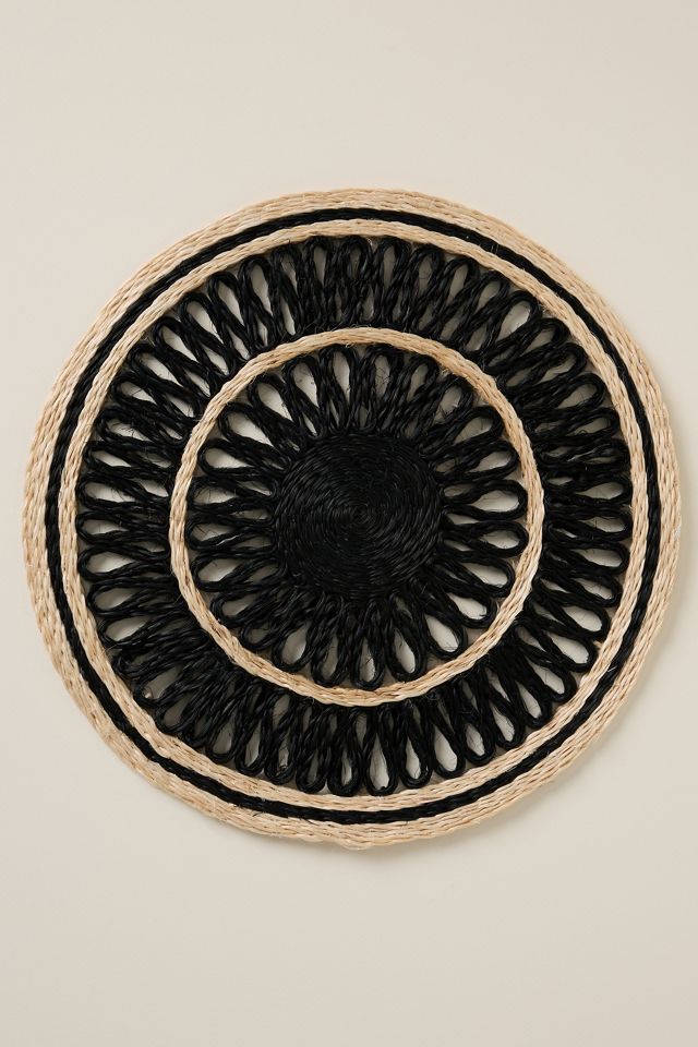 Joanna Buchanan Loopy Straw Placemats, Set of 4 #1