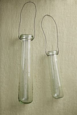 Small Hanging Glass Bud Vase Set