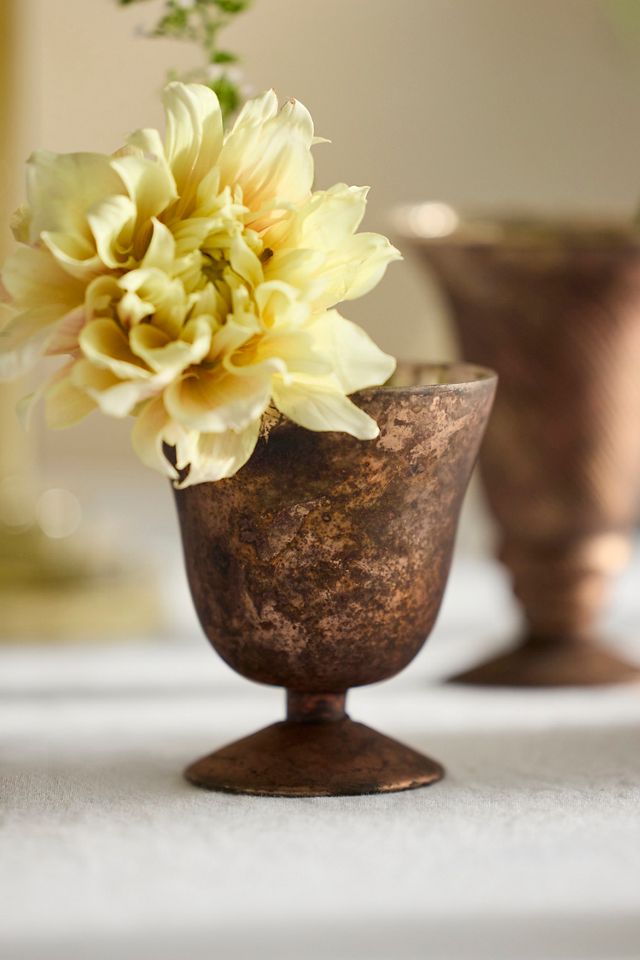Metallic Glass Bud Vases, Set of 5 #4