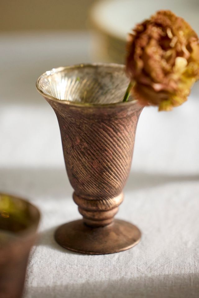 Metallic Glass Bud Vases, Set of 5 #5