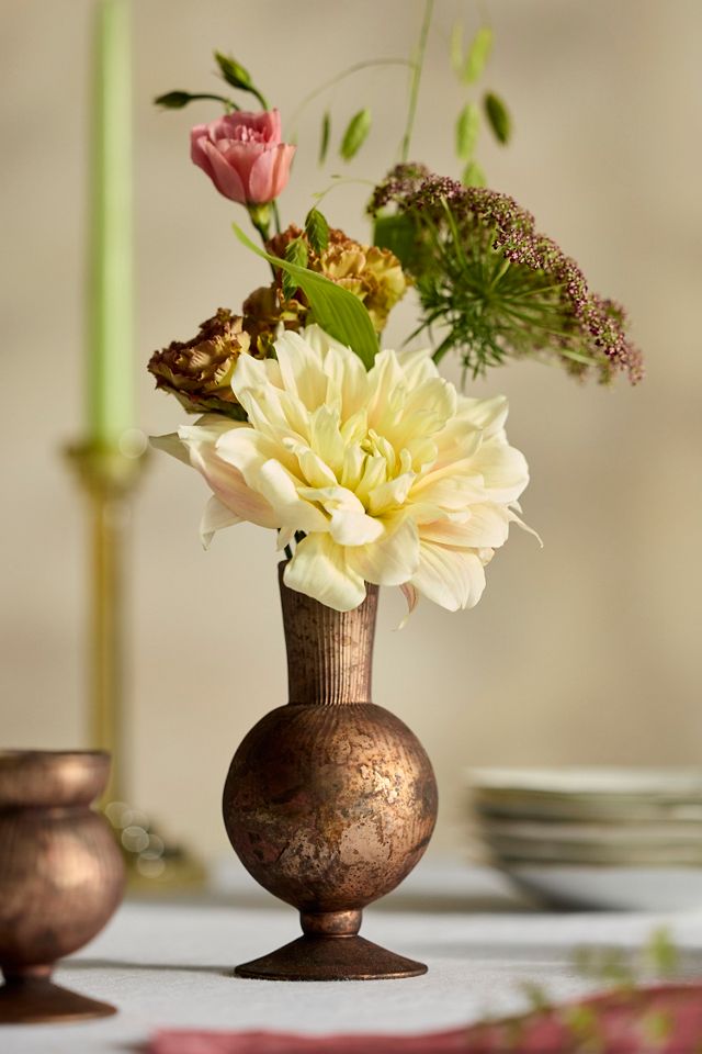 Metallic Glass Bud Vases, Set of 5 #7