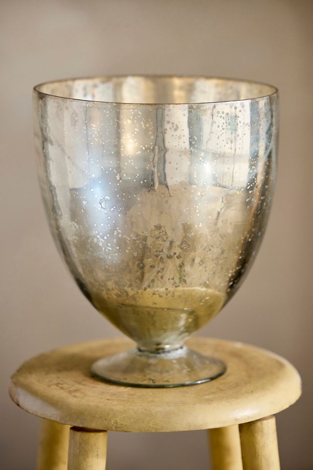 Mercury Glass Cone Vase #1