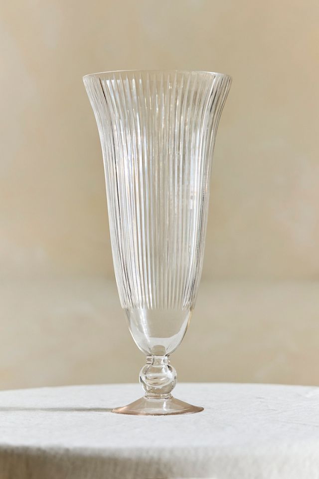 Cut Glass Flare Vase #2