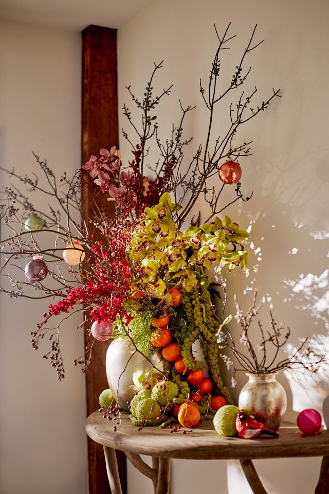 Rounded Silver Glass Vase #5