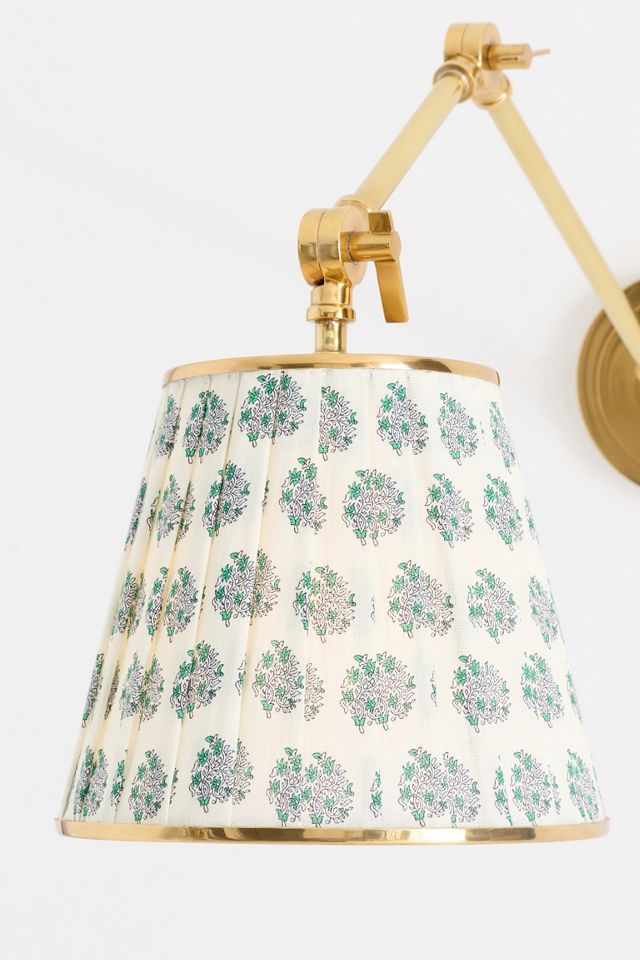 Lee Ruched Printed Articulating Task Sconce #3