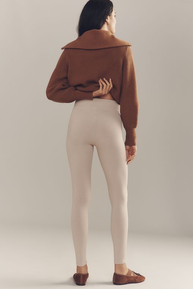 By Anthropologie Cozy Ribbed Leggings #3