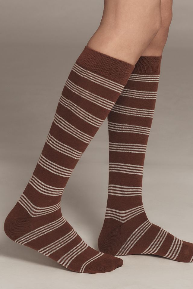 Striped Knee-High Socks #2