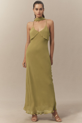 green boho dress for wedding Miryelle Boho Wedding Dress | Silk Velour Six-Piece Ensemble