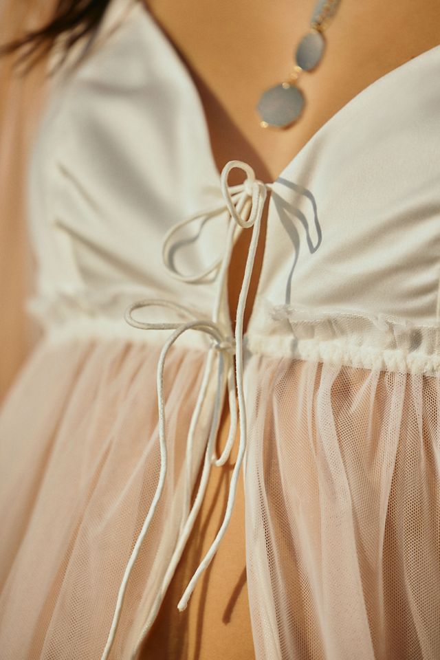 Rya Collection Genevieve Lace Long Robe #4