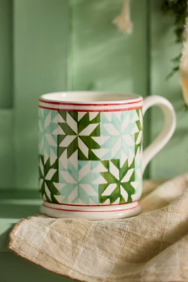 Terrain Quilted Ceramic Mug