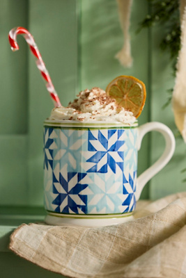Terrain Quilted Ceramic Mug