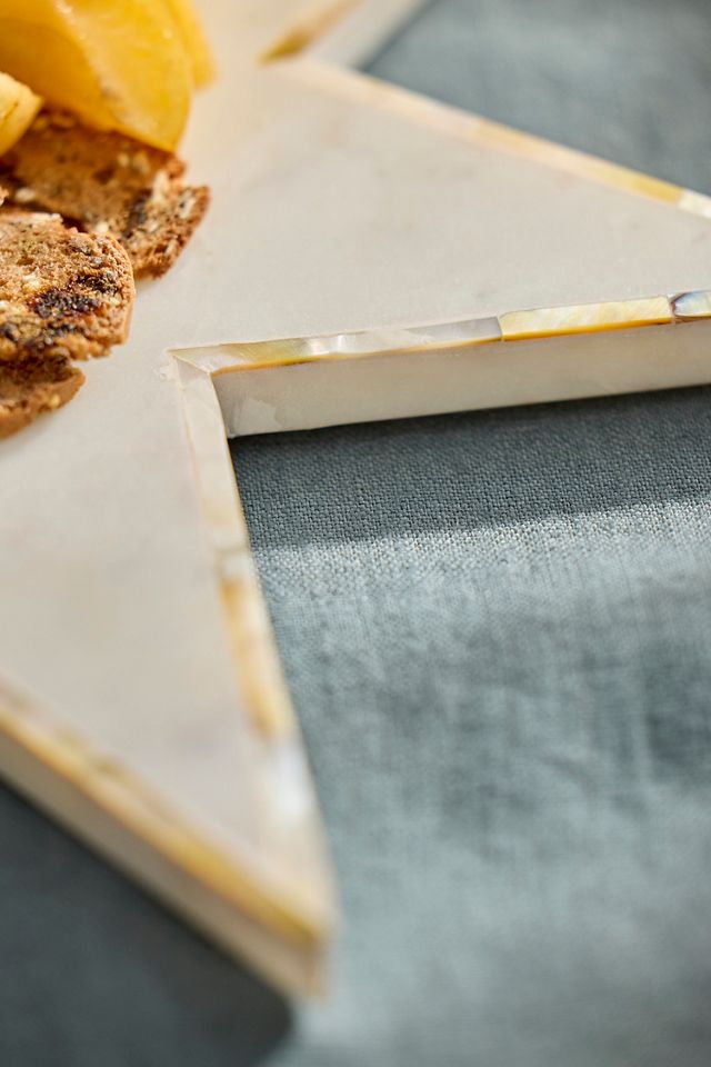 Abalone + Marble Star Serving Board #1