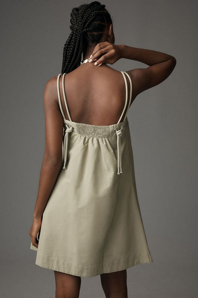 Rope-Strap Swing Tank Dress #1
