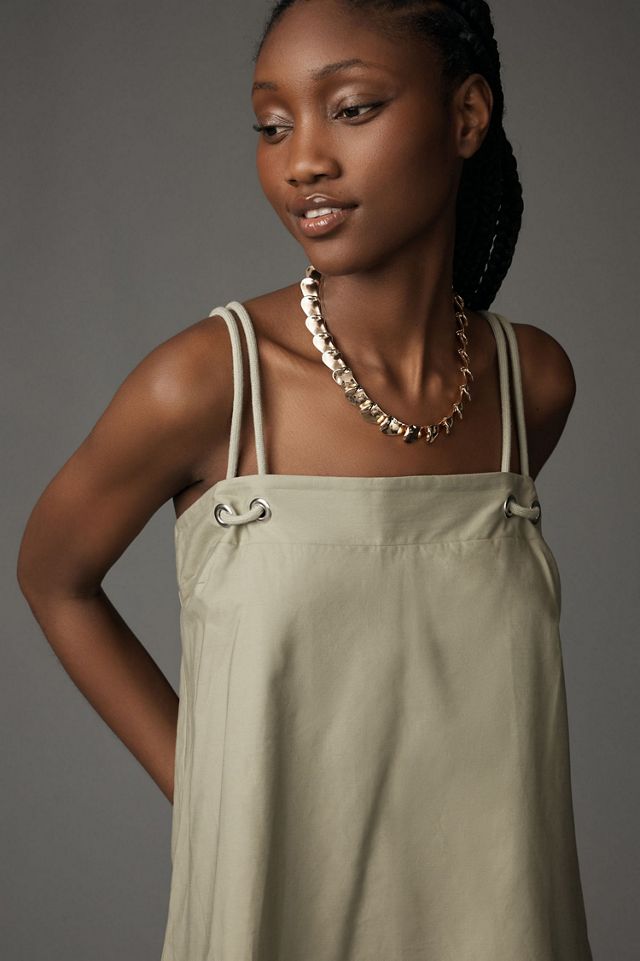 Rope-Strap Swing Tank Dress #2