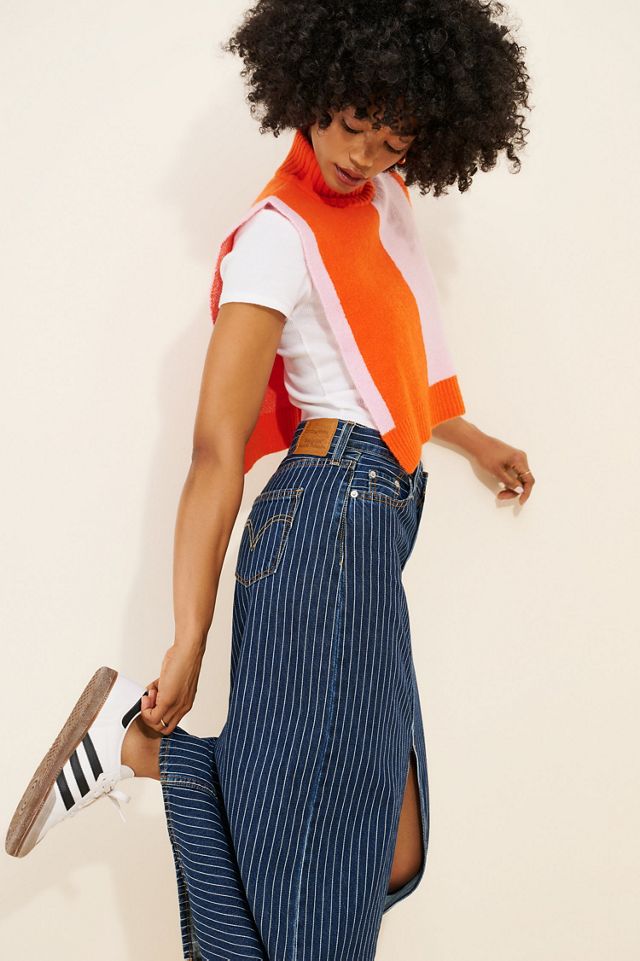 Flat White Colorblock Sweater Vest #2