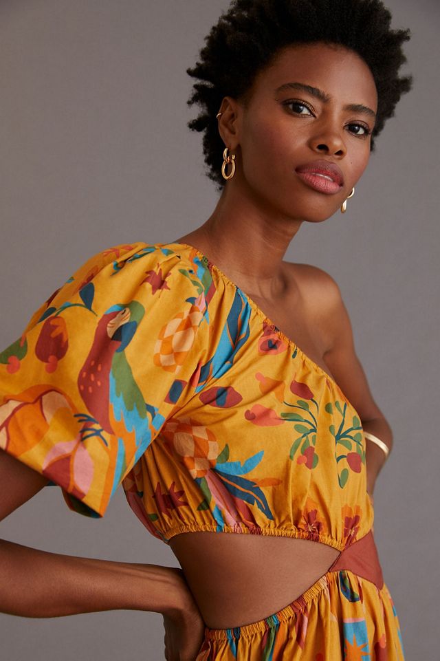 FARM Rio One-Shoulder Maxi Dress #3
