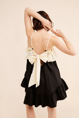 The Ruffle Swing Mini Dress product page