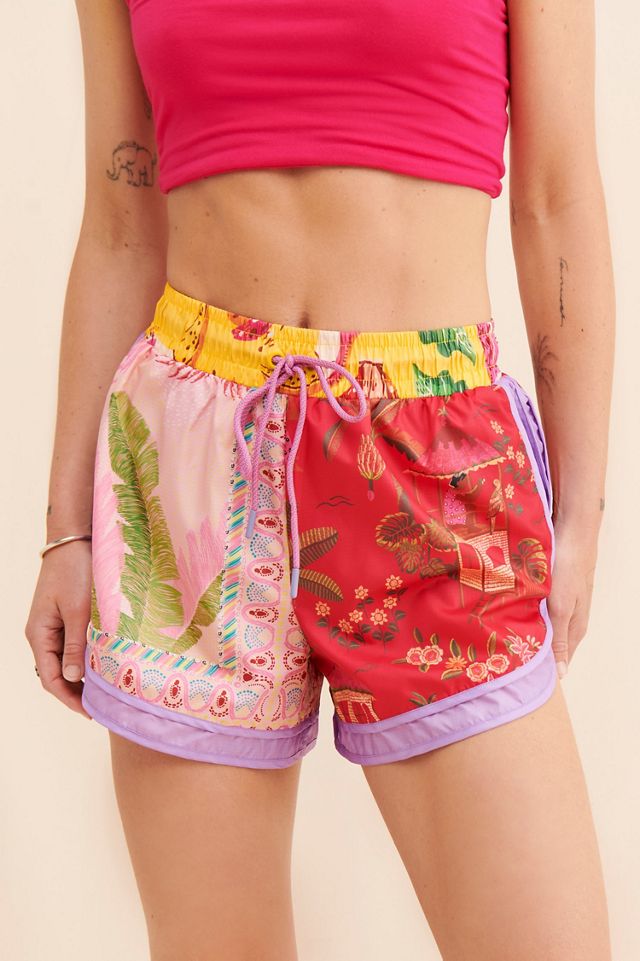 FARM Rio Mixed Scarves Shorts #2