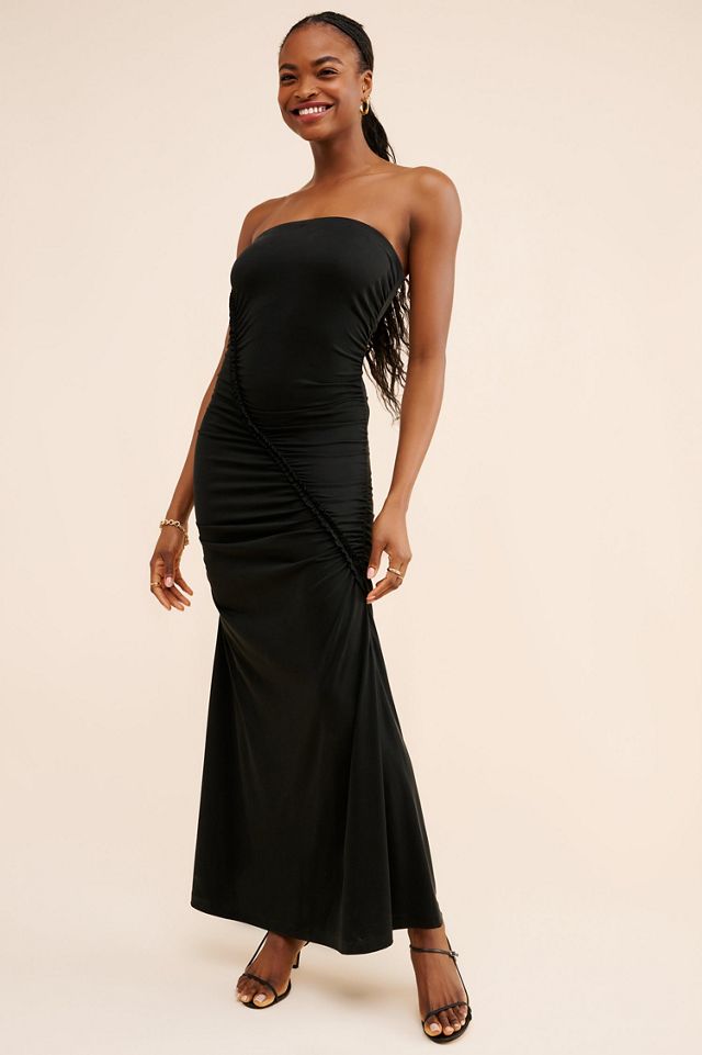 Sandwashed Strapless Maxi Dress #3