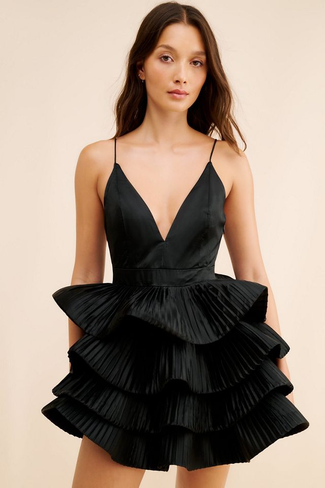 Maeve Sleeveless V-Neck Tiered Mini Dress #2