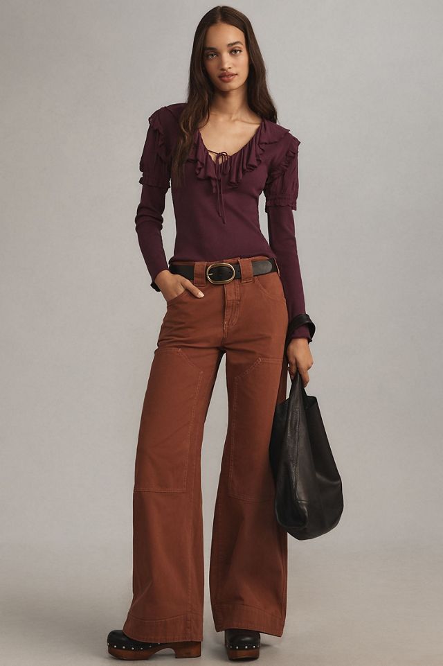 Long-Sleeve Ruffle Top #4
